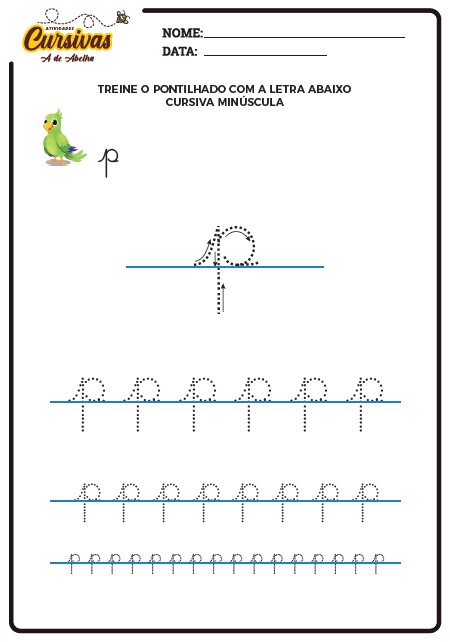 Amostra Atividades Cursivas 3
