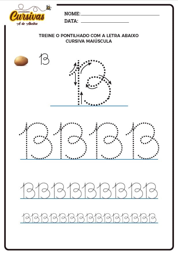 Amostra Atividades Cursivas 10
